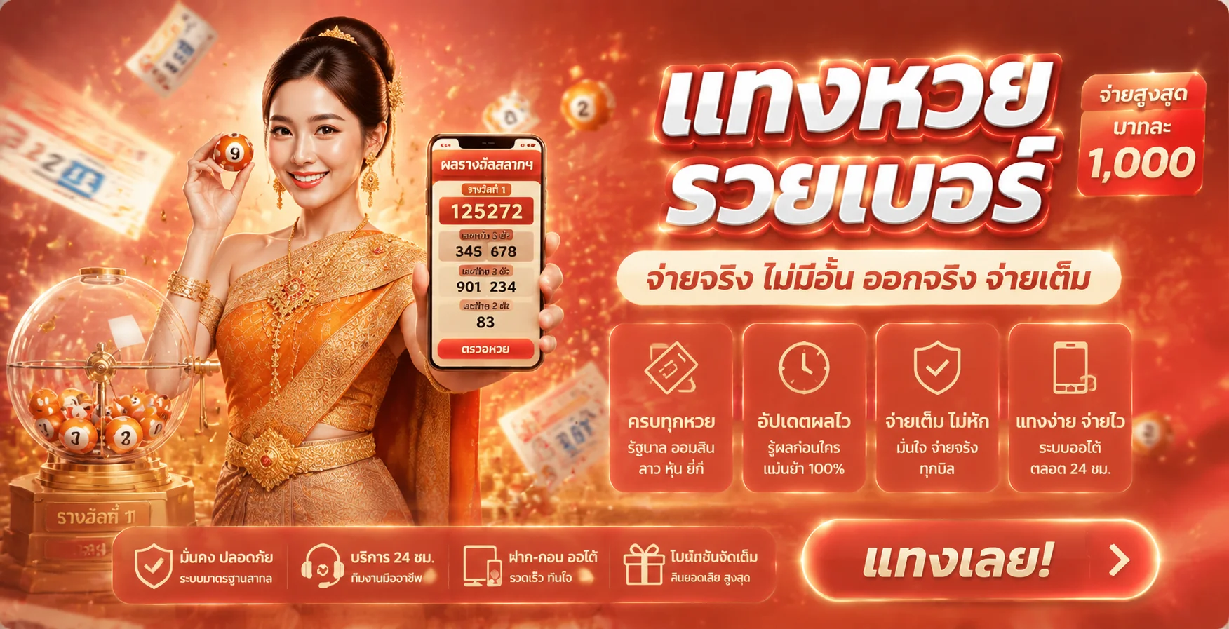 UTG888 หวยออนไลน์ หวยไทย ลาว ฮานอย อัตราจ่ายสูง ผลออกทันที